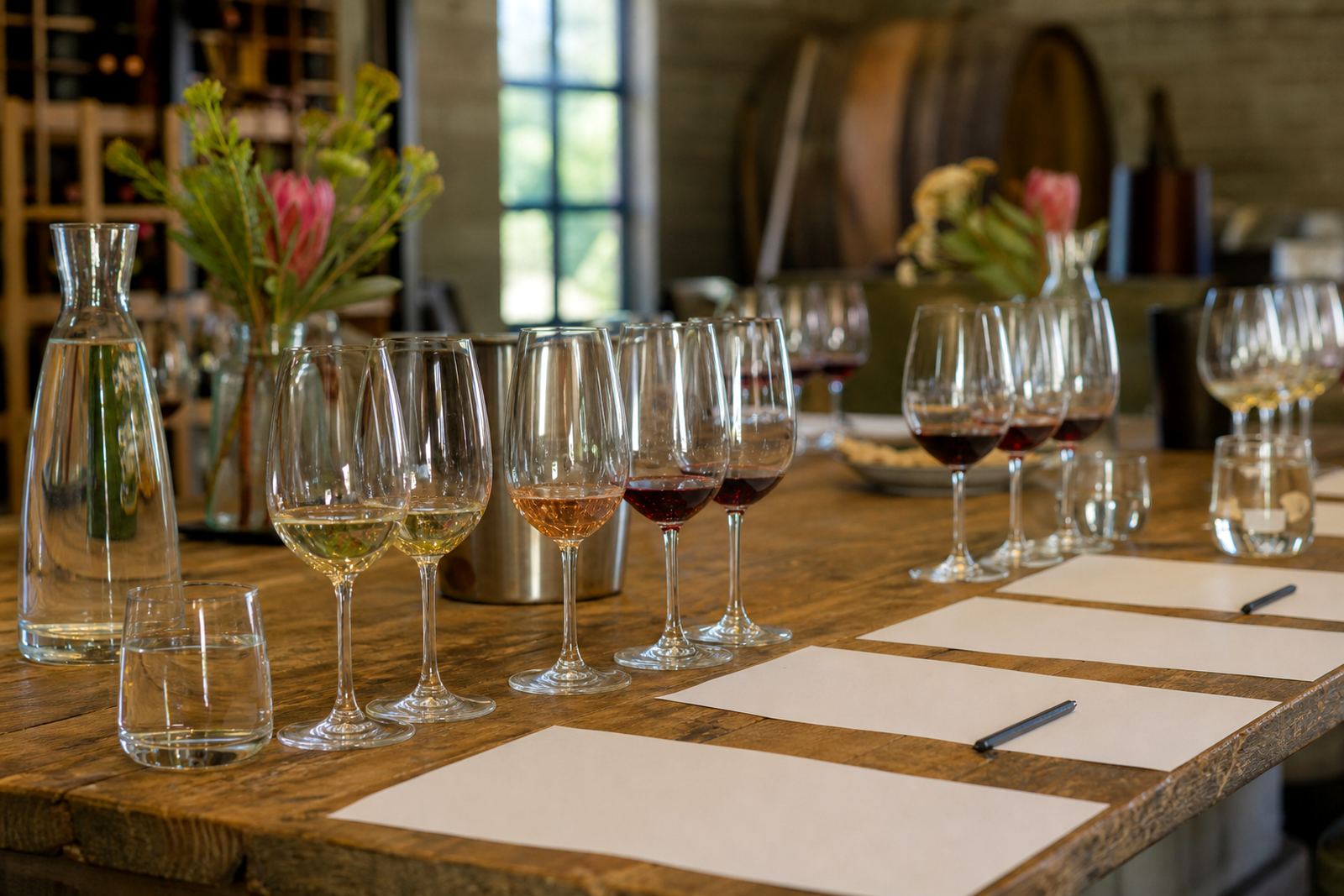 Tasting Table Setup
